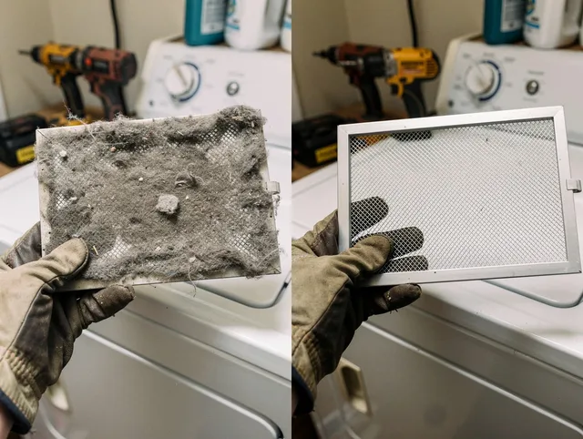 Professional lint trap cleaning by Fort Collins Dryer Vent Cleaning in Fort Collins